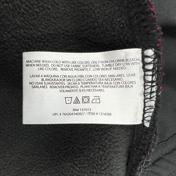 Orvis Women's Fleeced Lined Flannel Pinnacle Shacket Shirt Jacket - Picture 10 of 11